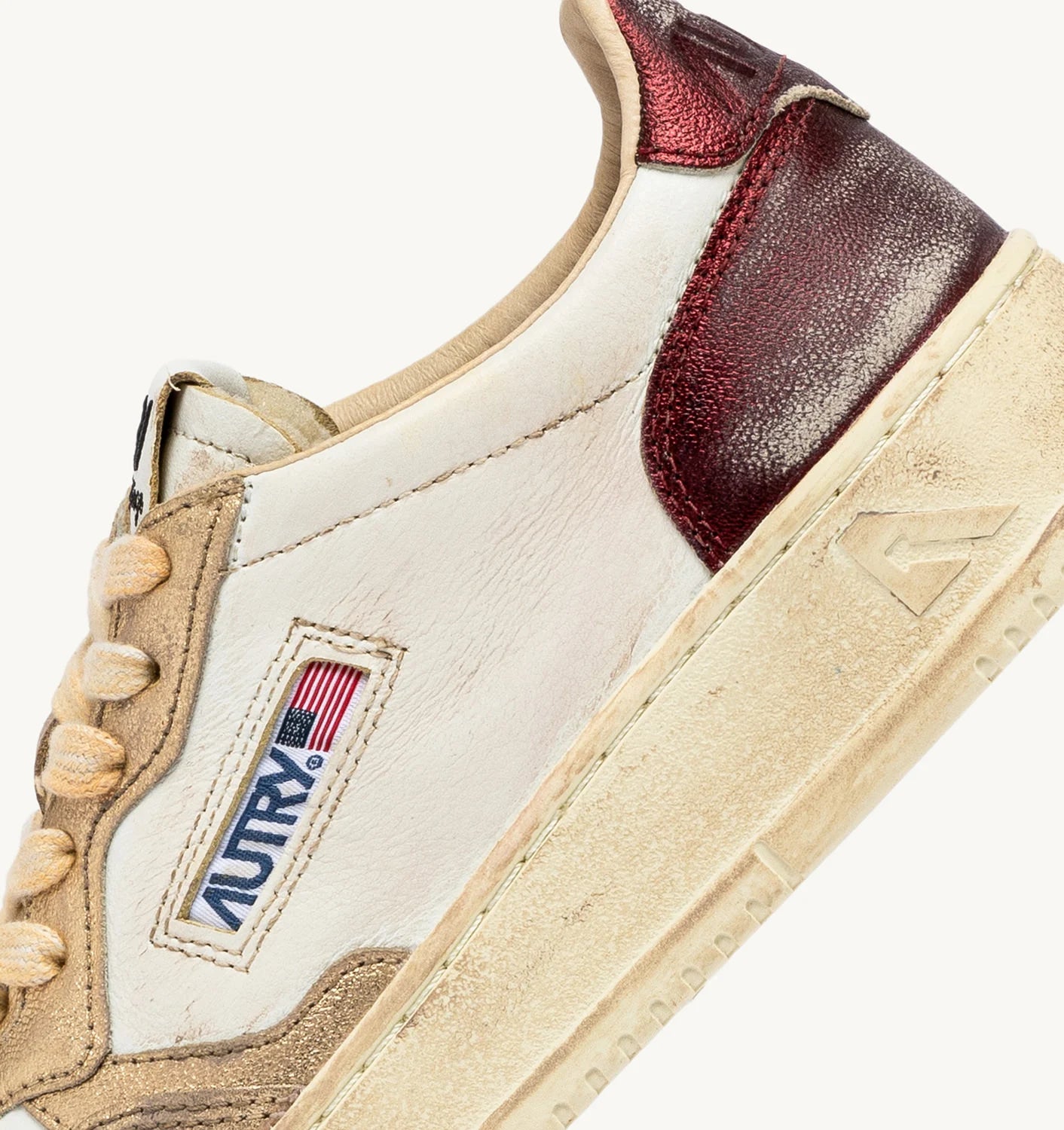 Zapatilla Sup Vintage Low Metal Leat Mujer
