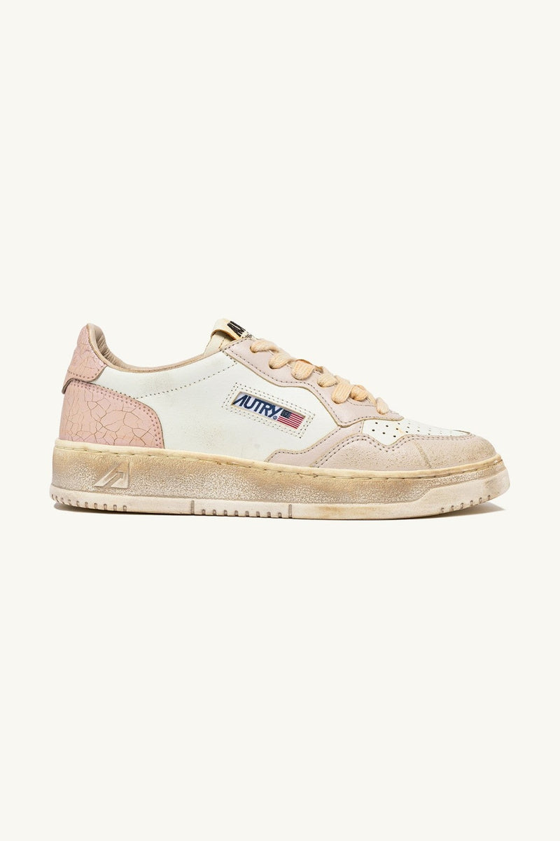 Tenis Sup Vintage Low Metal Leat Mujer