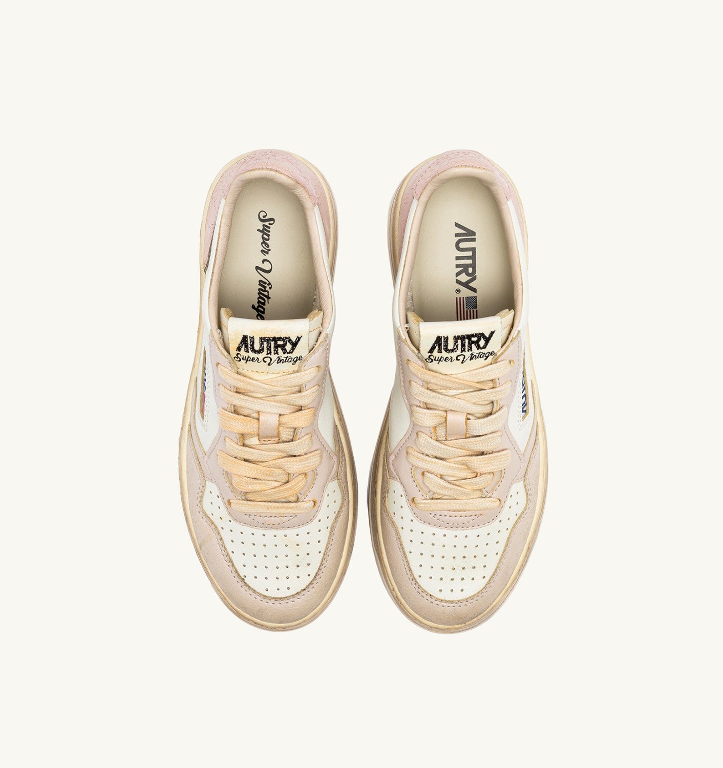 Zapatilla Sup Vintage Low Metal Leat Mujer