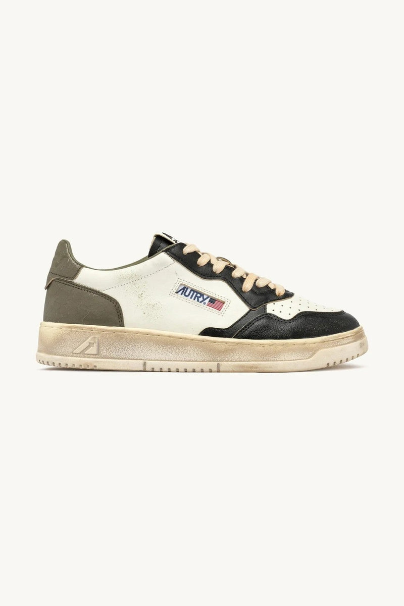 Tenis Sup Vintage Low Metal Leat Mujer