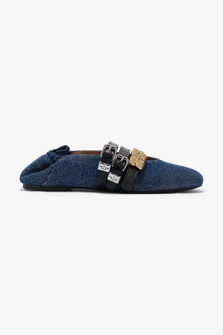Ballerina Denim Fringed Sue Triple