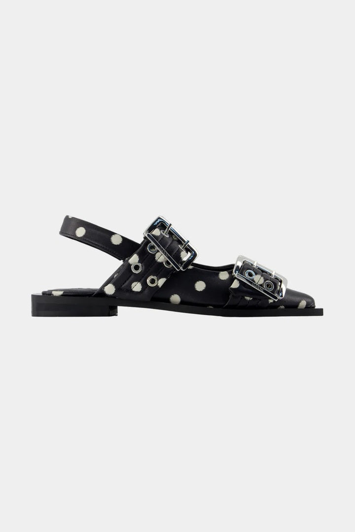 Ballerina Feminine Buckle Printed Pelinova