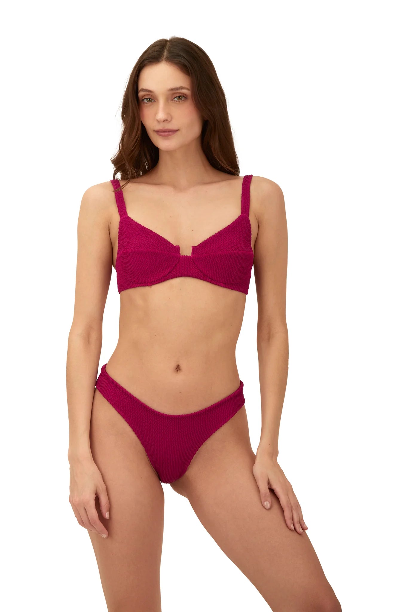 Bottom Texturizado Wave Brisa Raspberry