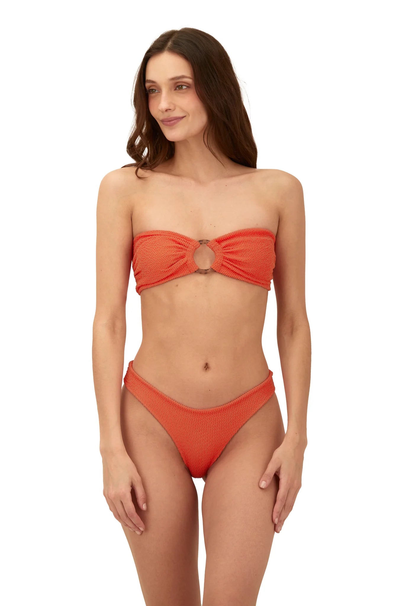 Bottom Texturizado Wave Brisa Mandarina