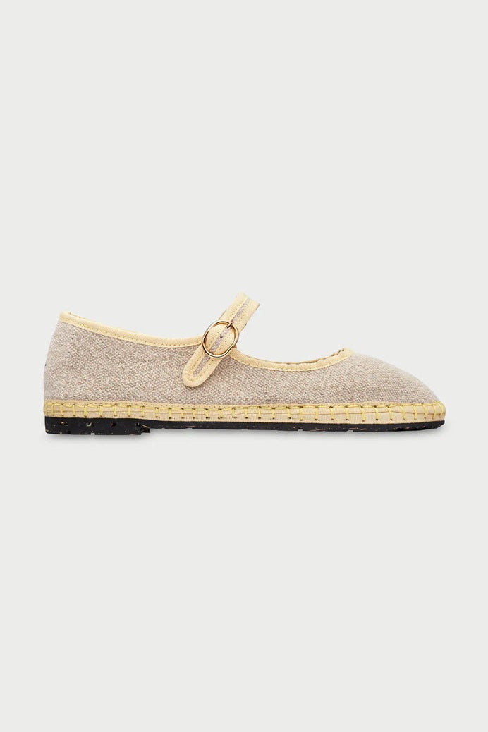 Balleta Mary Jane Linen Imelda