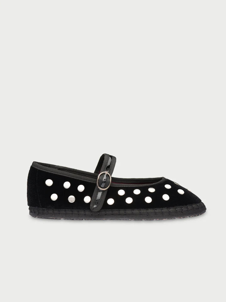 Baleta Mae Silver Black