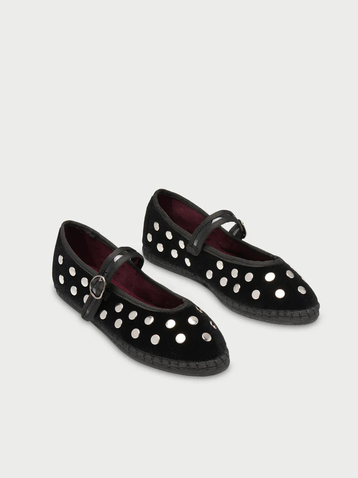 Baleta Mae Silver Black