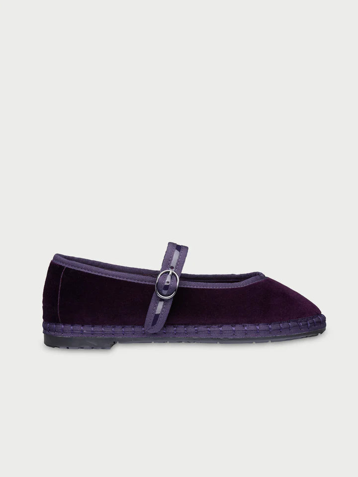 Baleta Velvet Pierre Purple