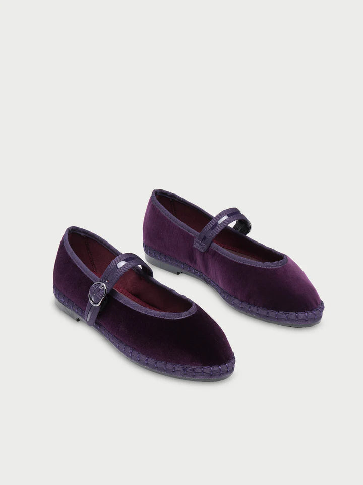 Baleta Velvet Pierre Purple
