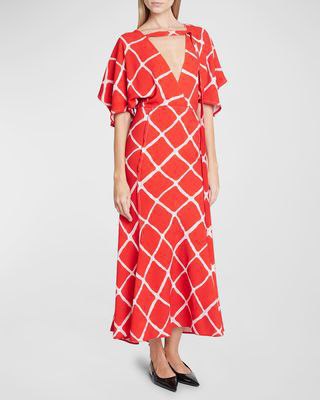 Vestido Midi Largo