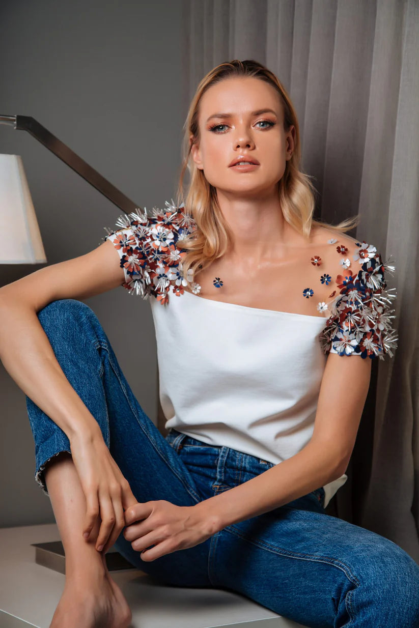 Blusa Bianca Cristal