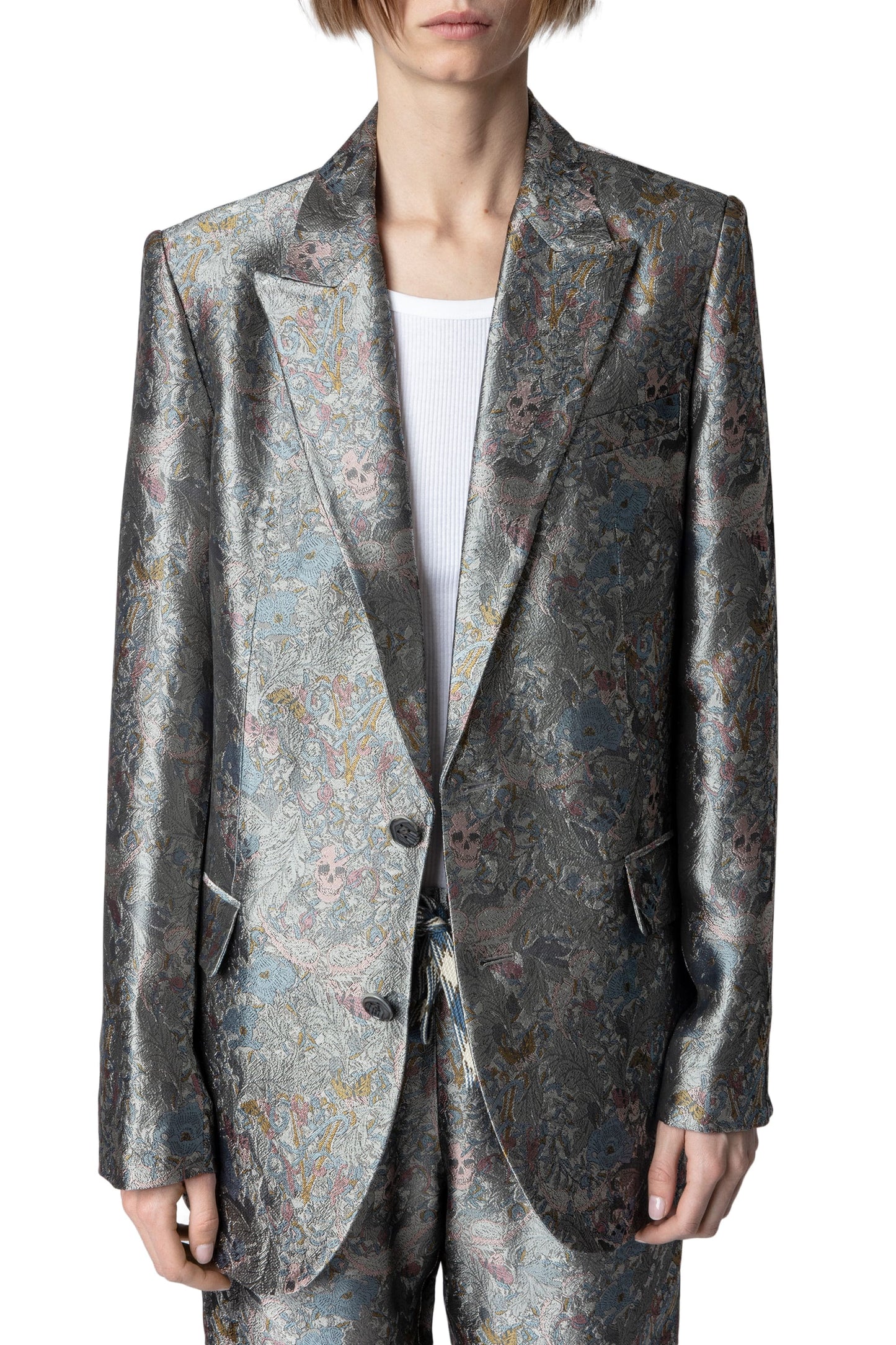 Blazer Vegy British Flowers