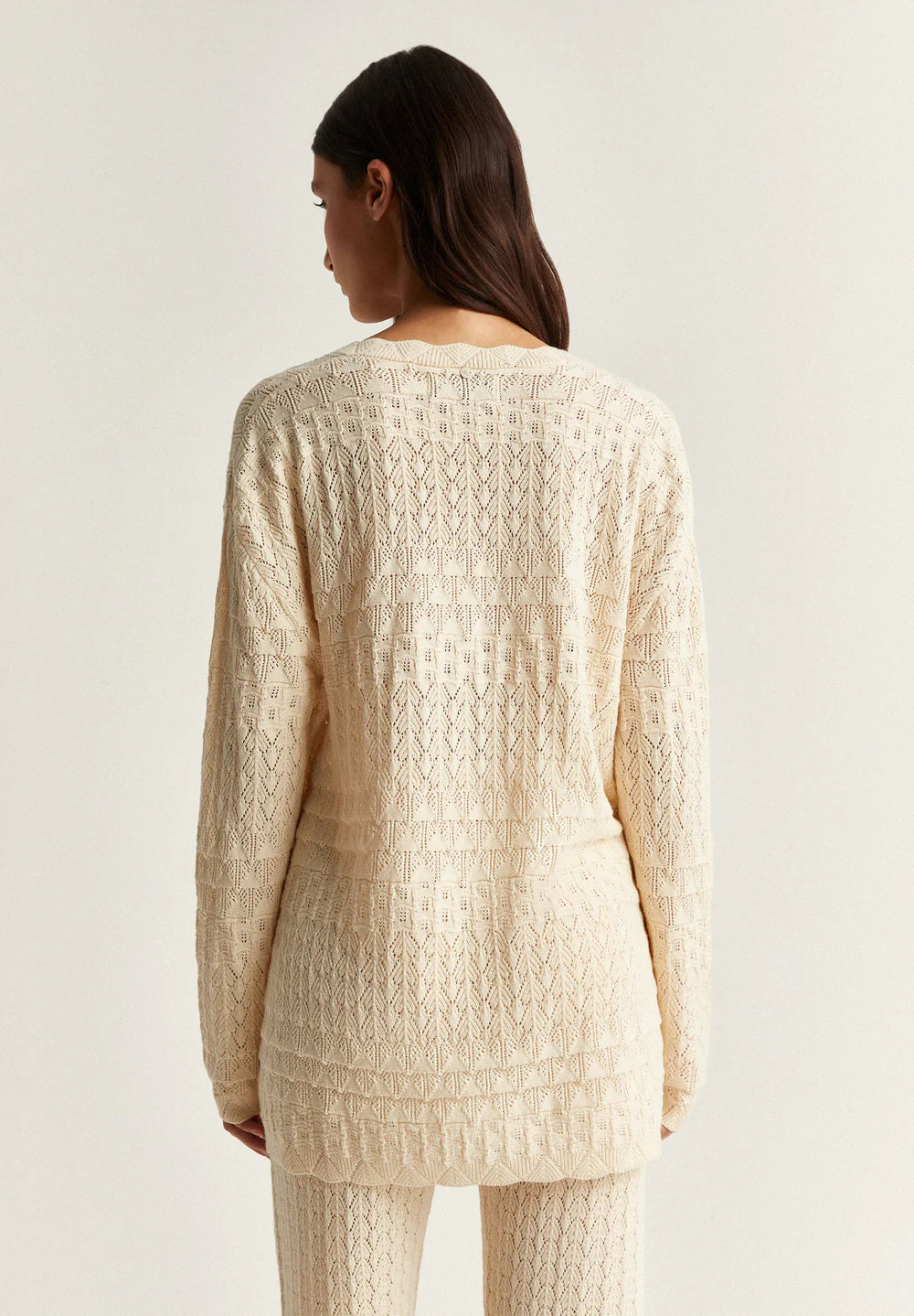 Sweater Pointelle Long