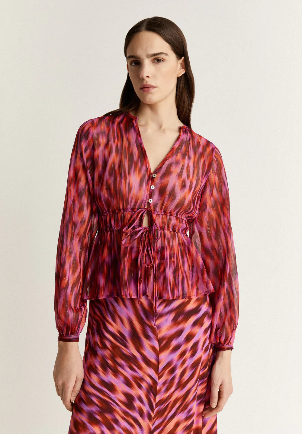 Blusa Animal Pink