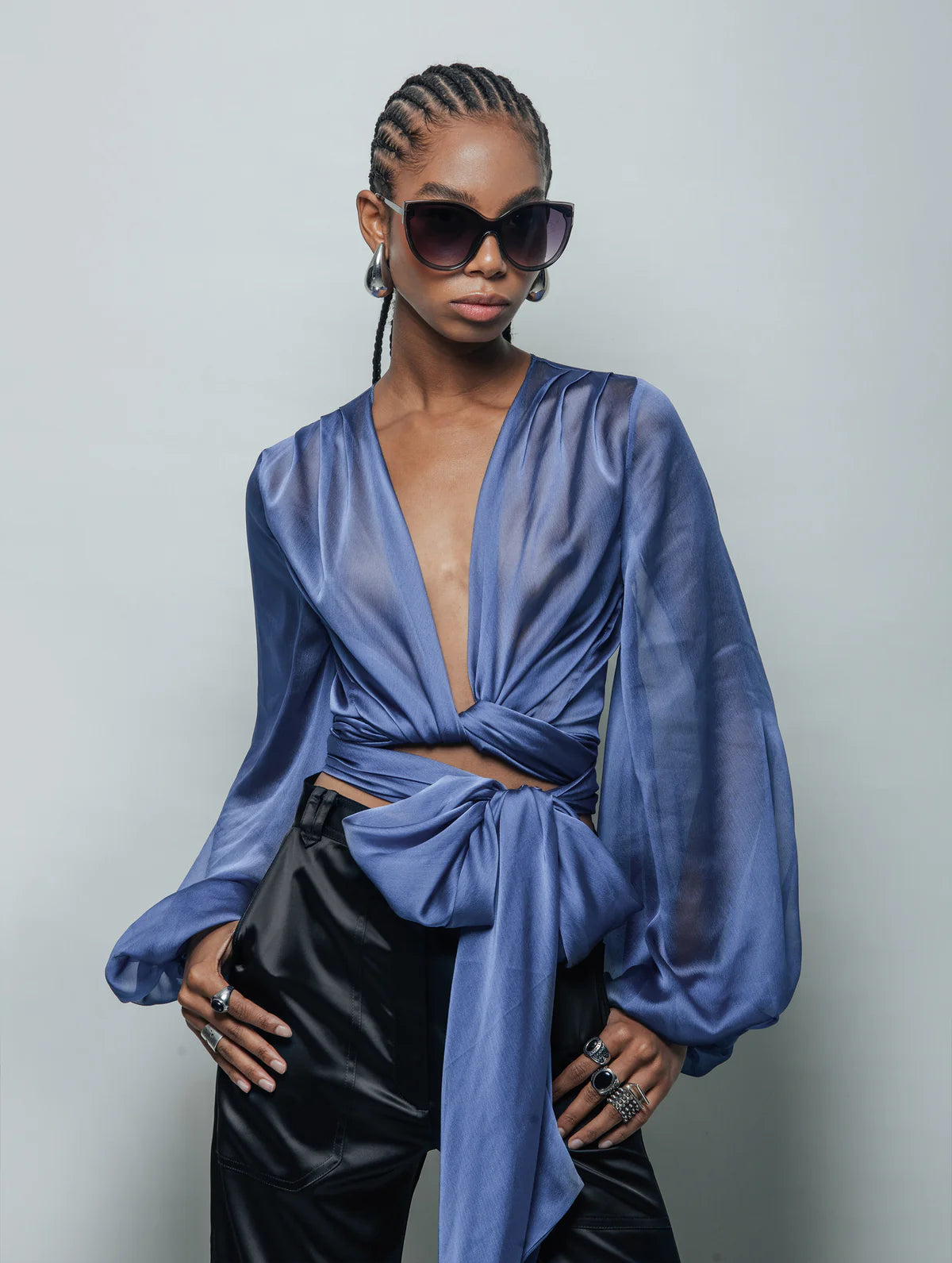 Blusa Dominique Azul