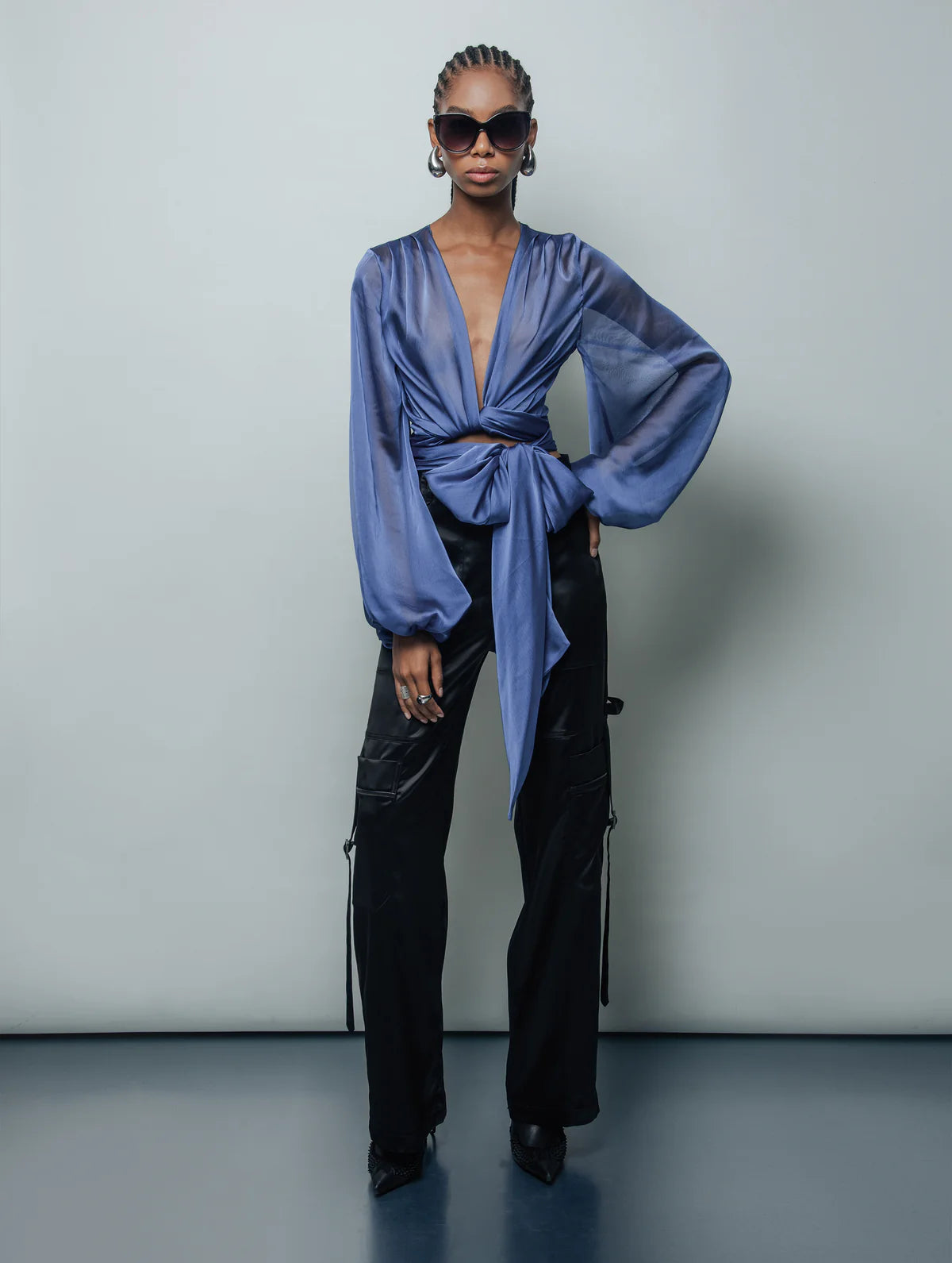 Blusa Dominique Azul CAMILO FRANCO BLUSAS Malva CO