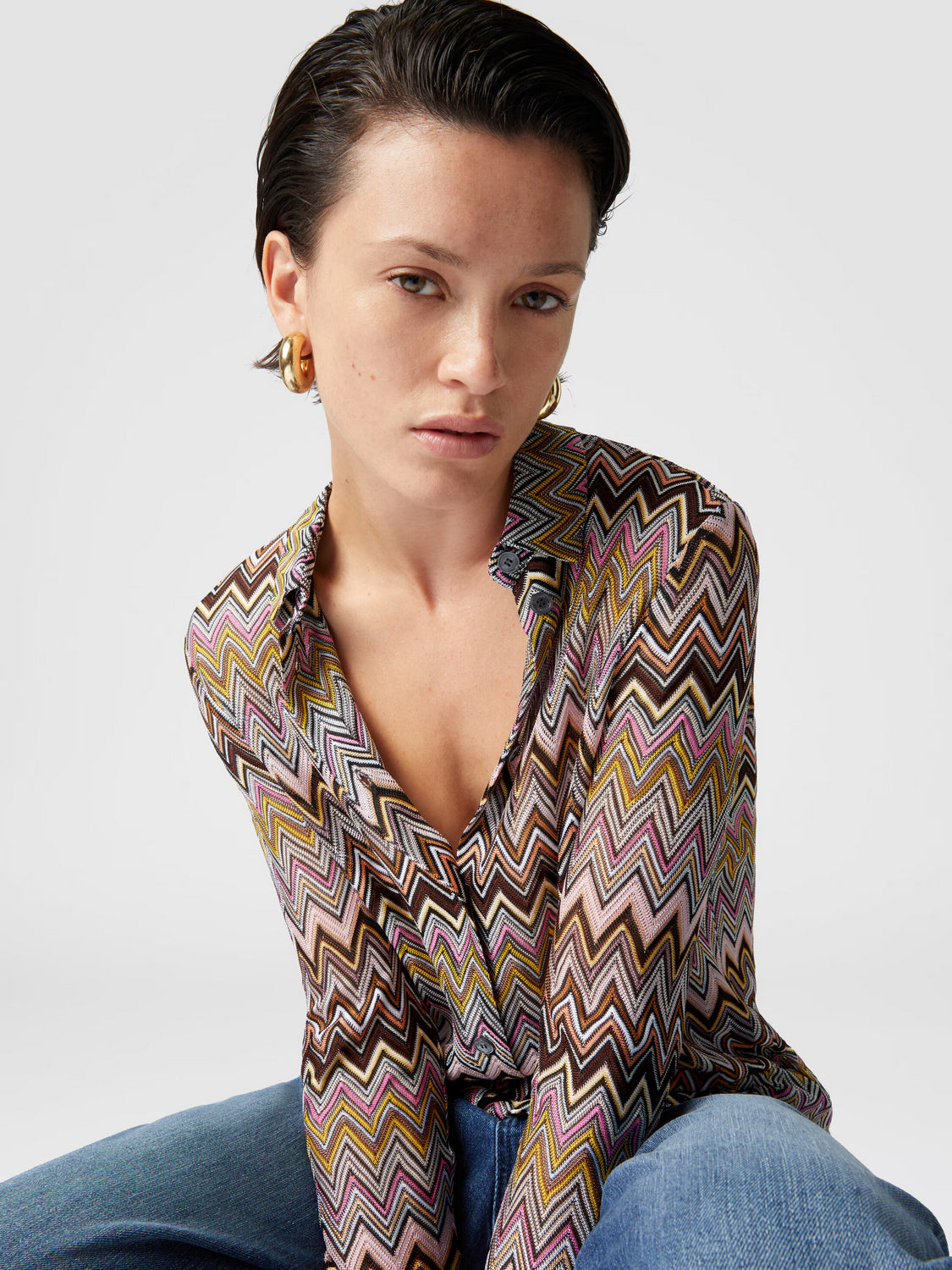 Blusa Long Sleeve Shirt Multicolor