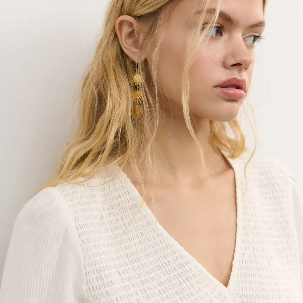Blusa Smock Pecho