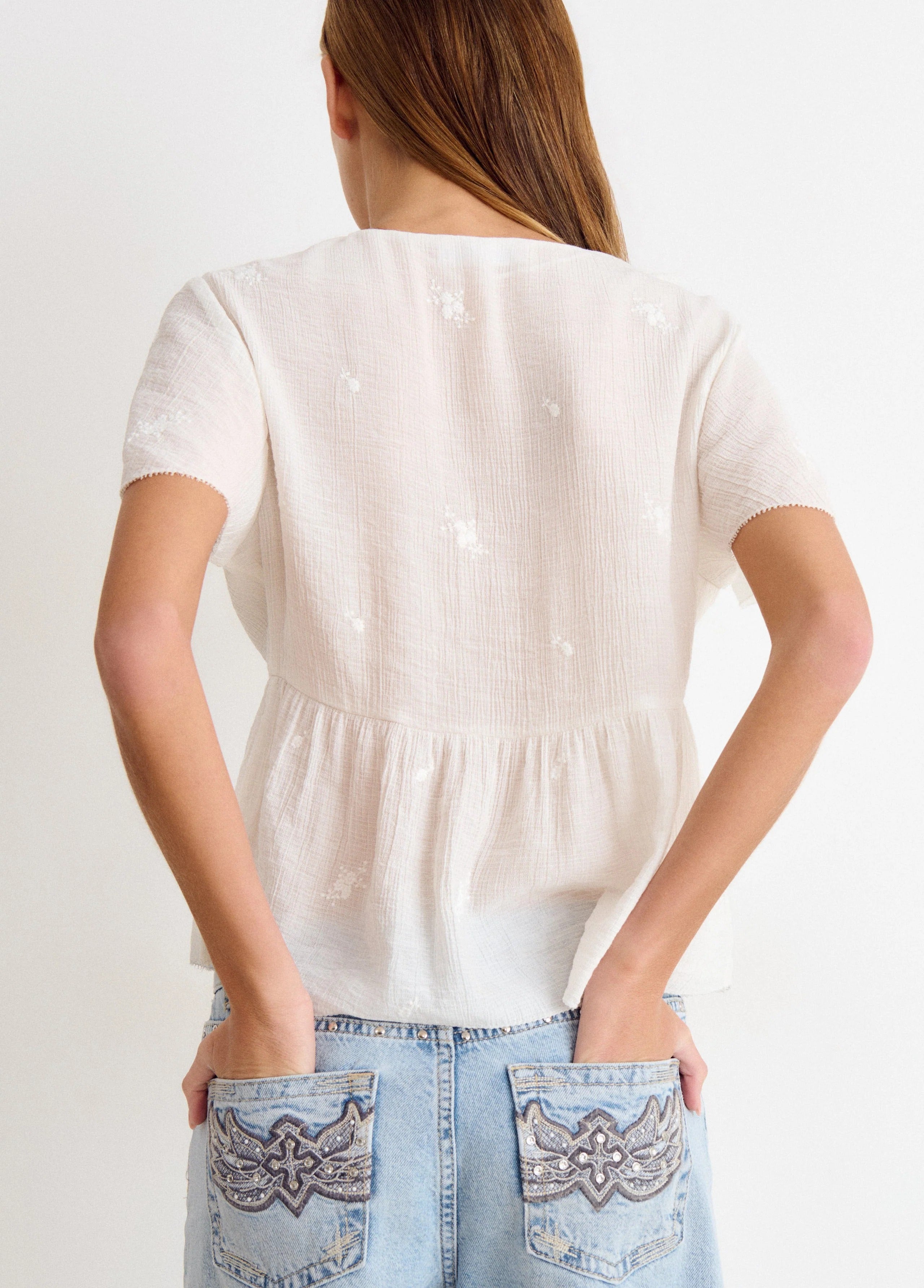 Blusa Manga Volantes