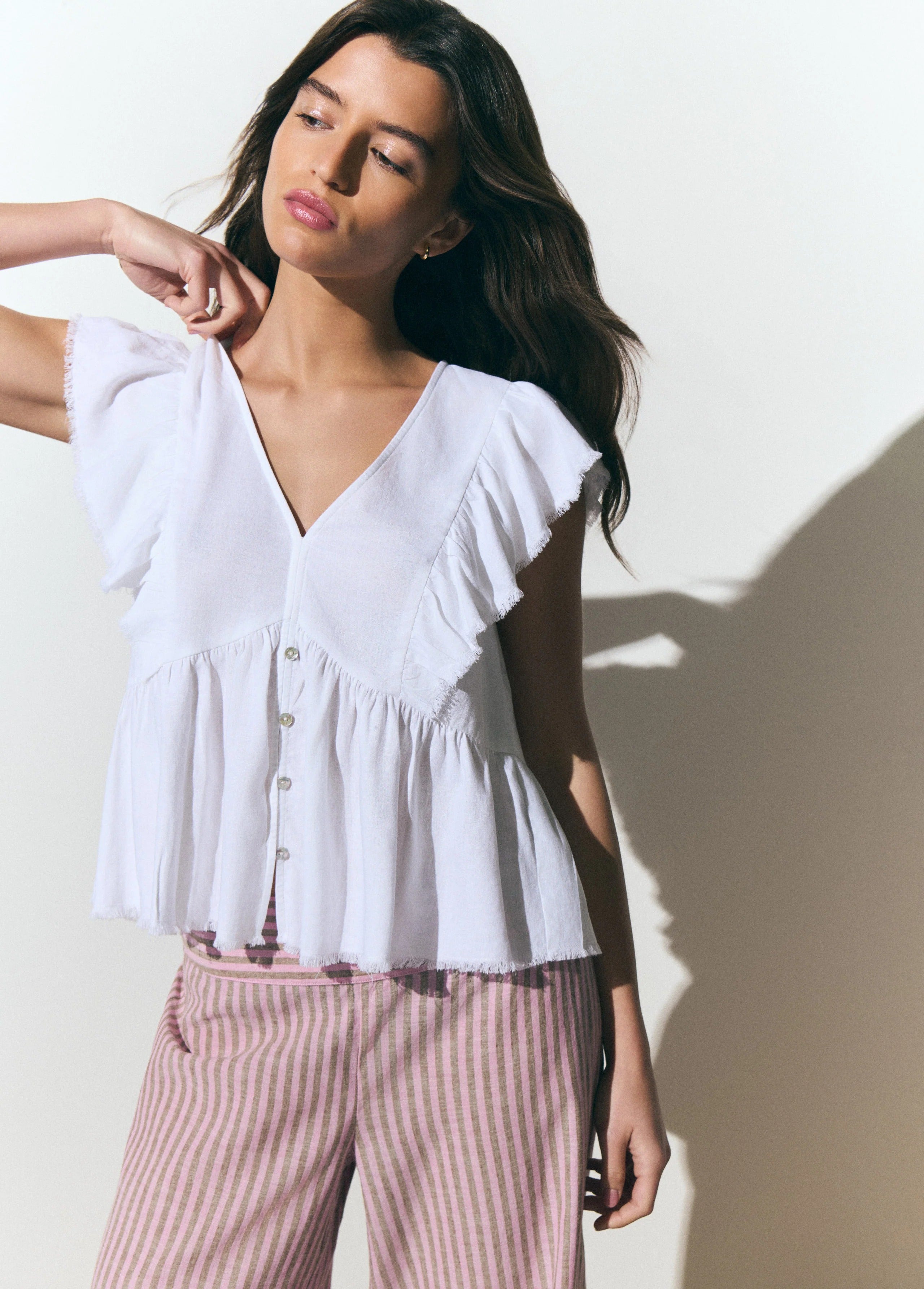 Blusa Detalle Volante
