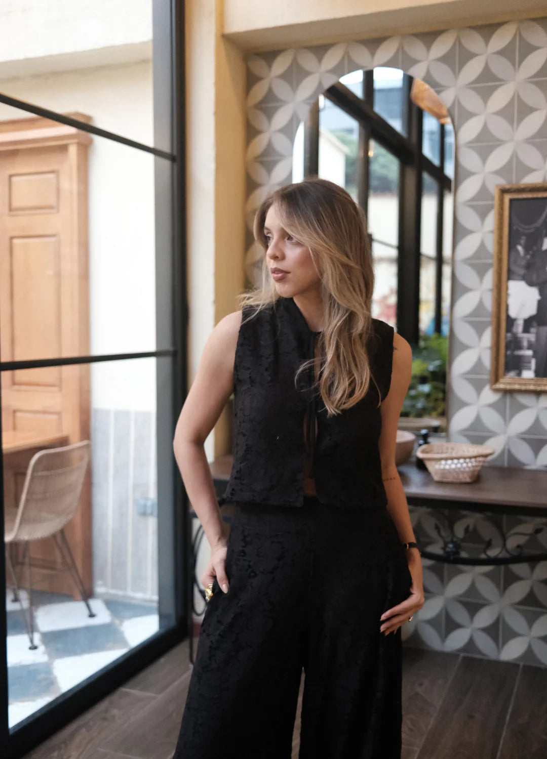 Blusa Yes Girl Negro