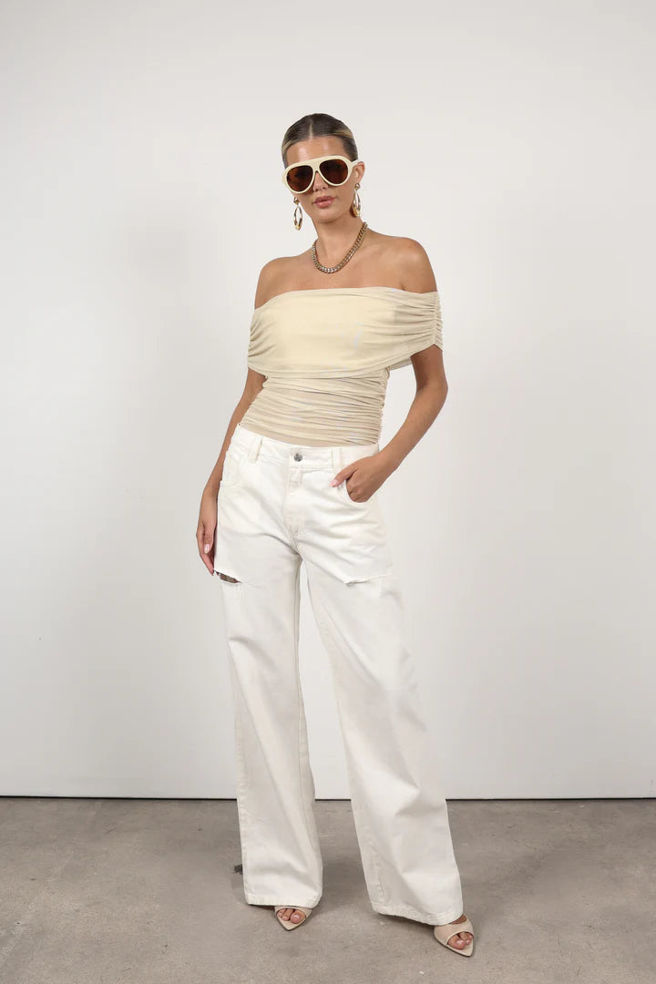 Body Bianca Amarillo Mantequilla