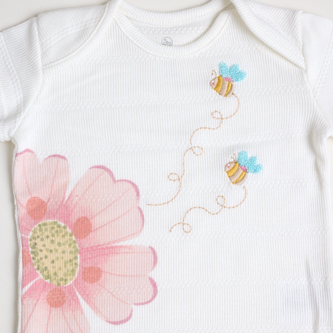 Body Floral Abejas Crudo