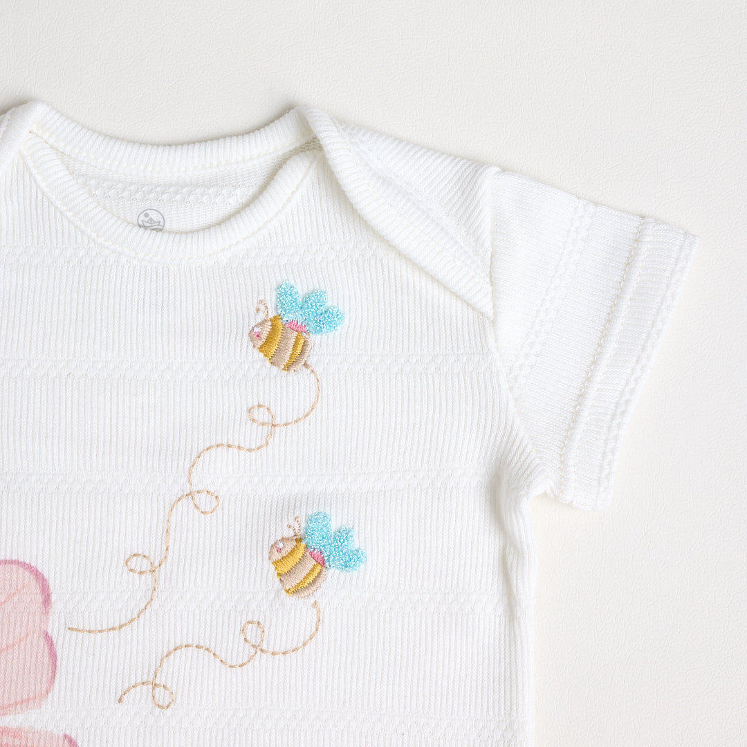 Body Floral Abejas Crudo