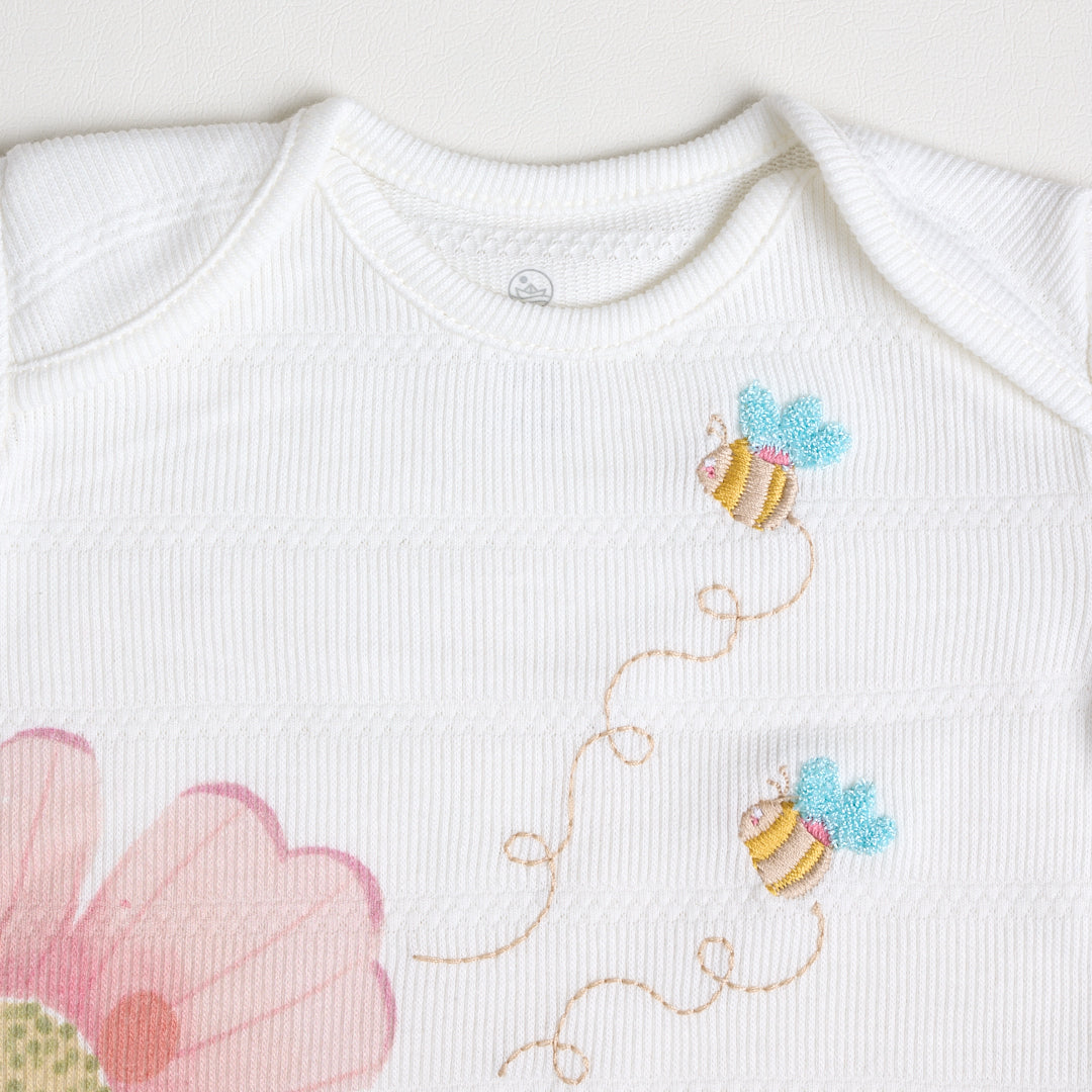 Body Floral Abejas Crudo