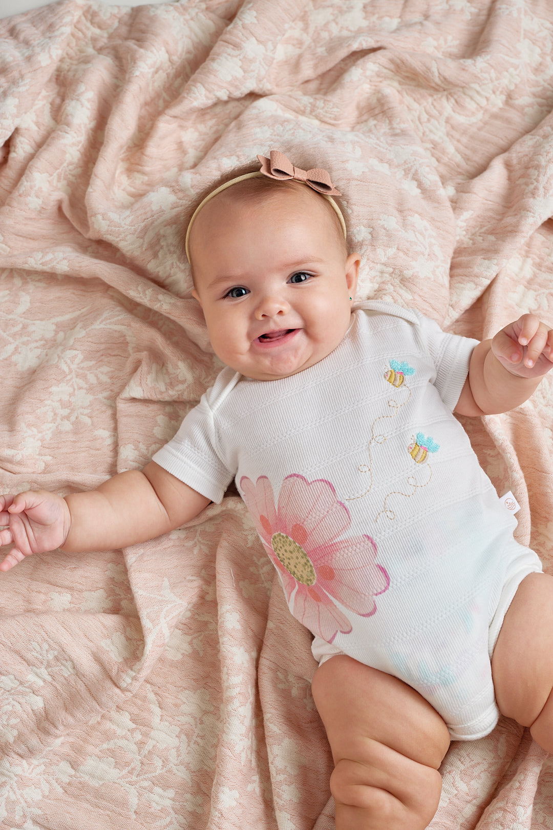 Body Floral Abejas Crudo