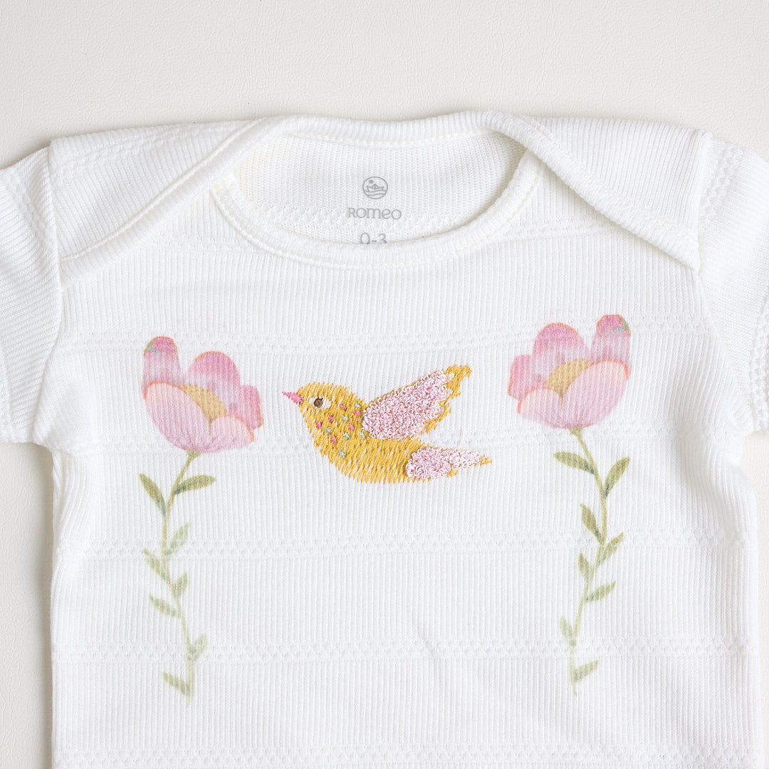 Body Floral Pajaro Crudo