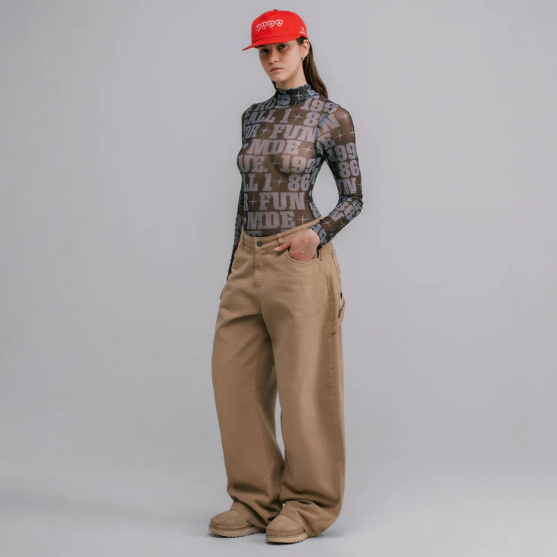 Body De Malla True X Smirnoff Negro