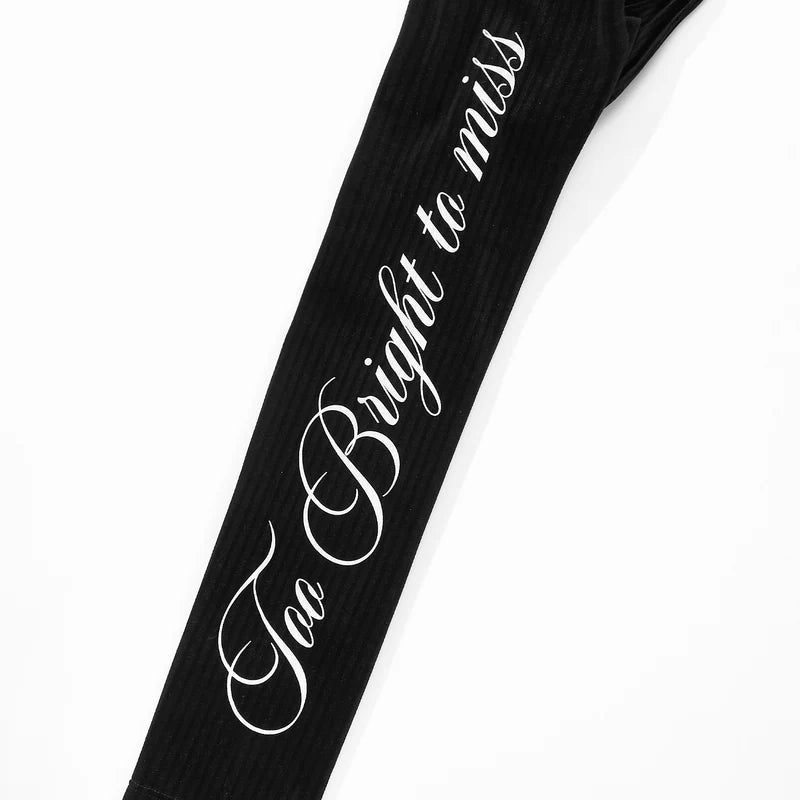 Body De Manga Larga Too Bright Negro