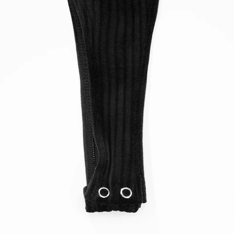 Body De Manga Larga Too Bright Negro TRUE BODIES Malva CO