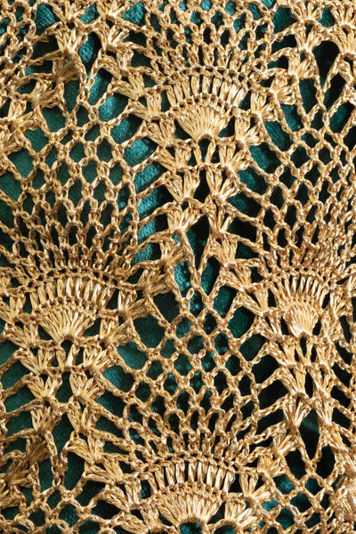 Bolso Pineapple Oro-Esmeralda
