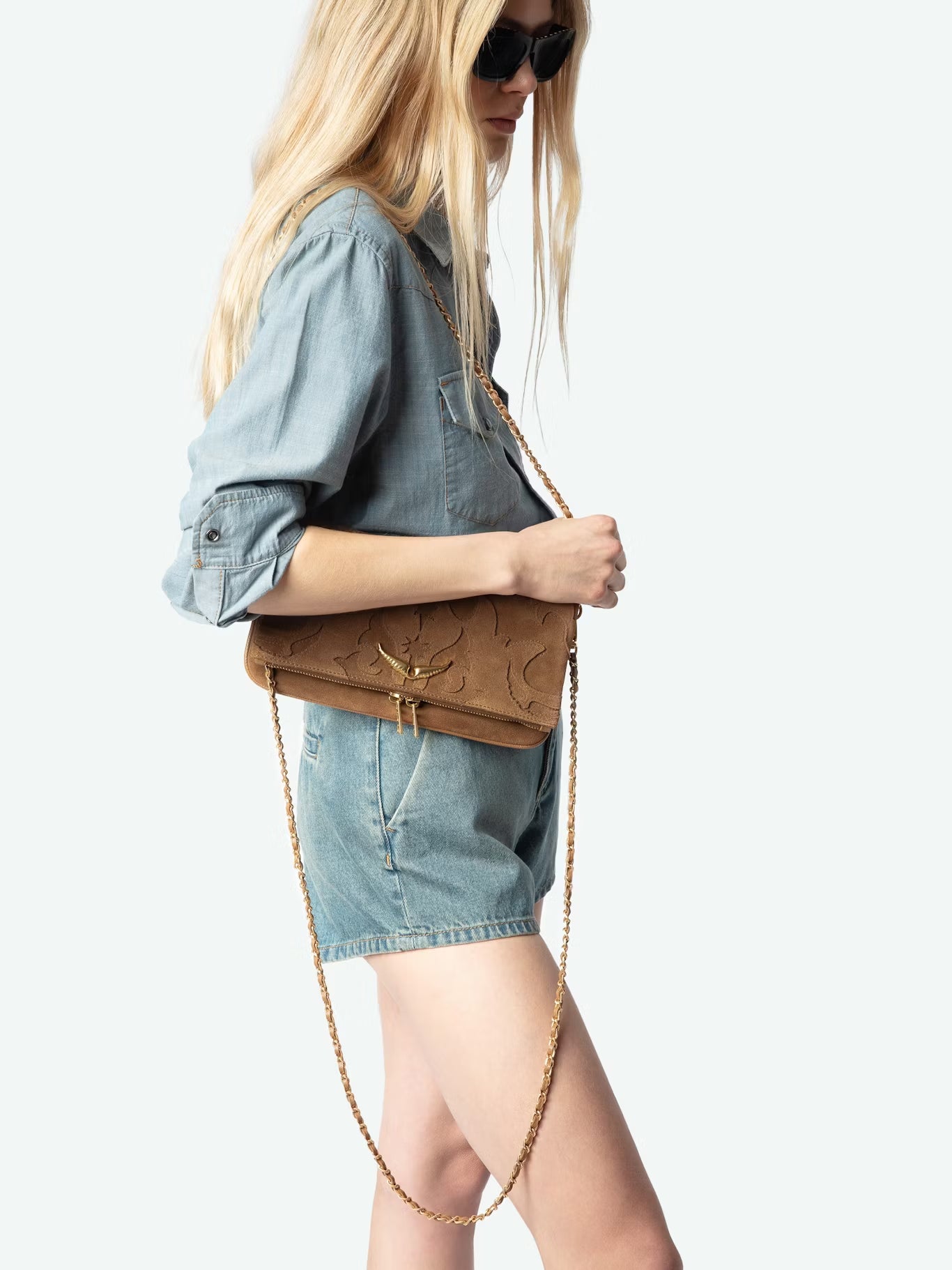 Bolso Rock Western Suede
