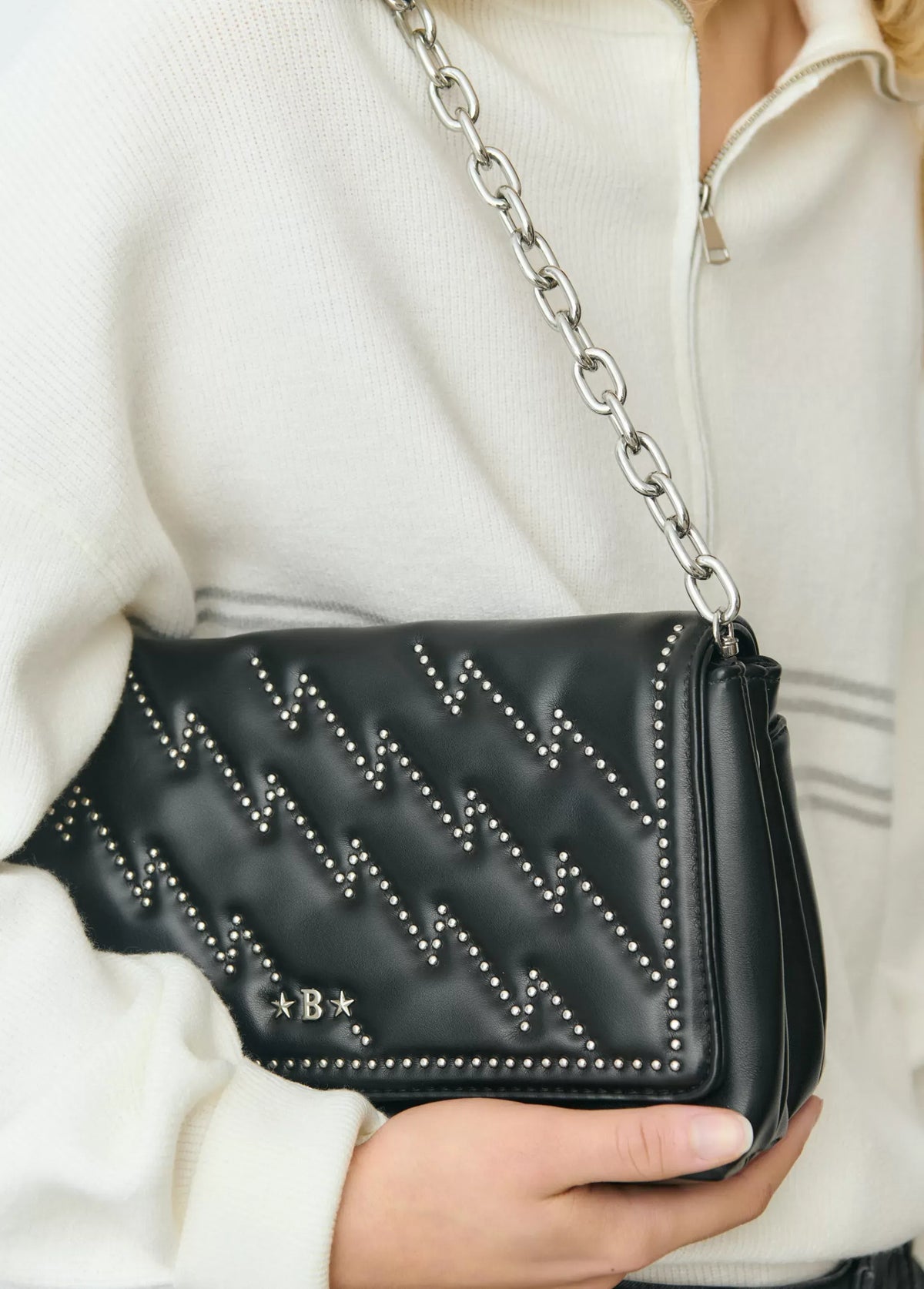 Bolso Mediano Solapa Rayos