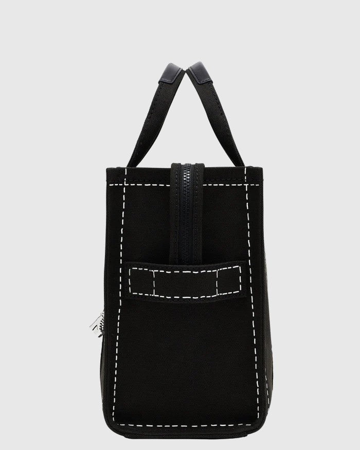 The Trompe L'Oeil Charm Canvas Medium Tote Bag MARC JACOBS TOTES Malva CO