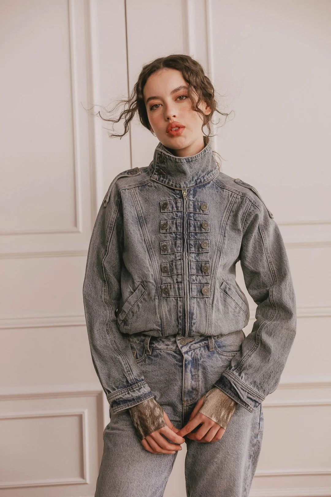 Chaqueta Bomber Military