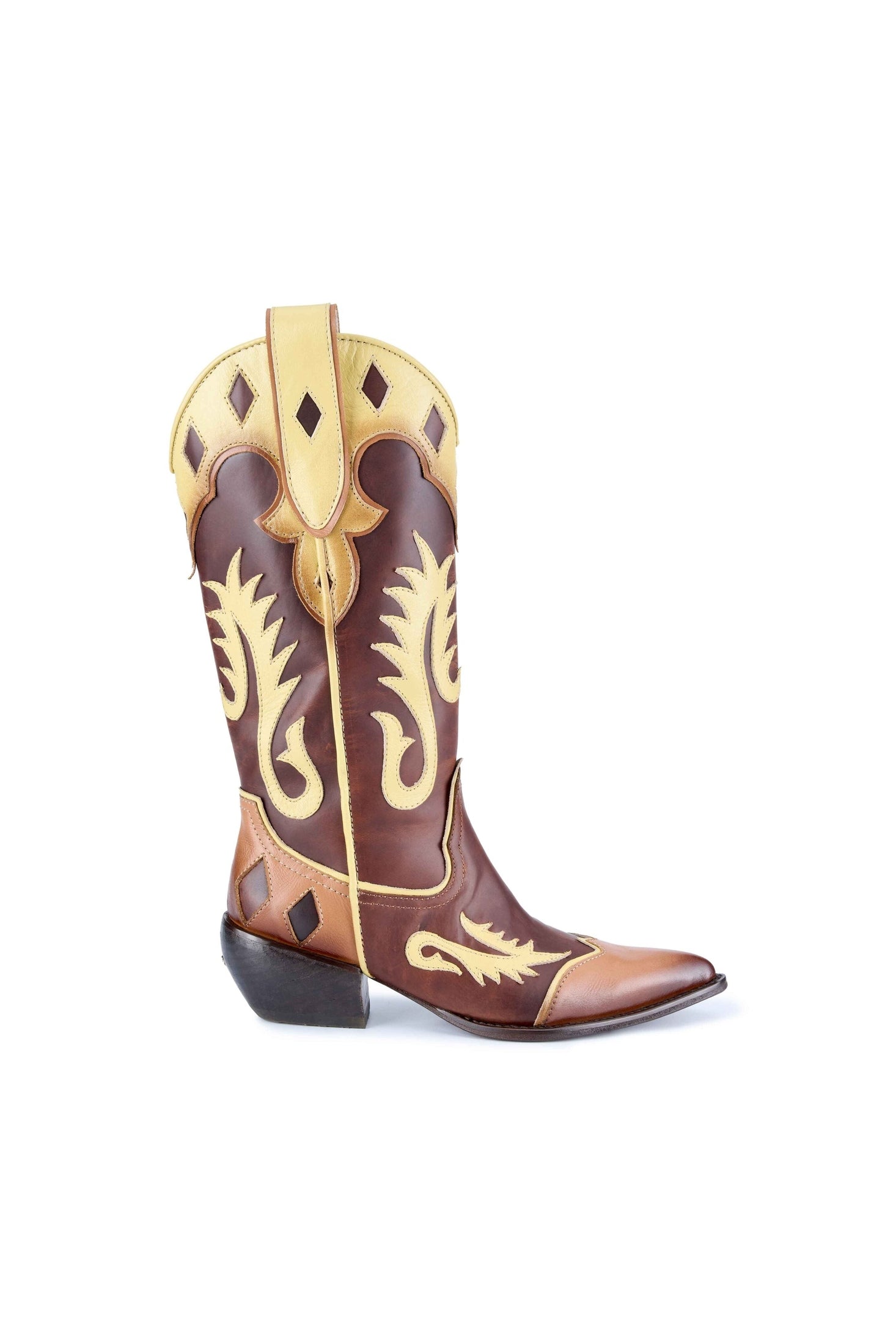 Bota Texana Espiritu PATRICIA MEJIA BOTAS & BOTINES Malva CO