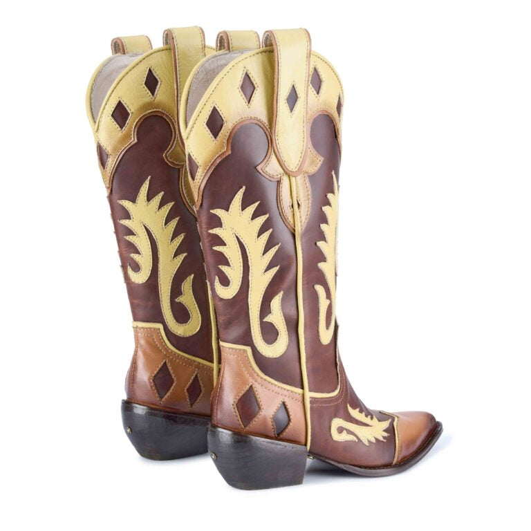 Bota Texana Espiritu PATRICIA MEJIA BOTAS & BOTINES Malva CO