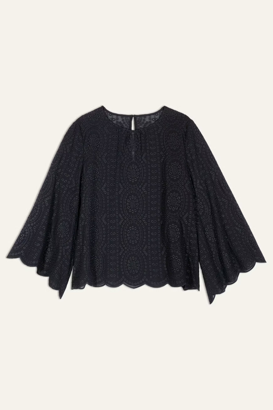Blusa Bruna BA&SH BLUSAS Malva CO