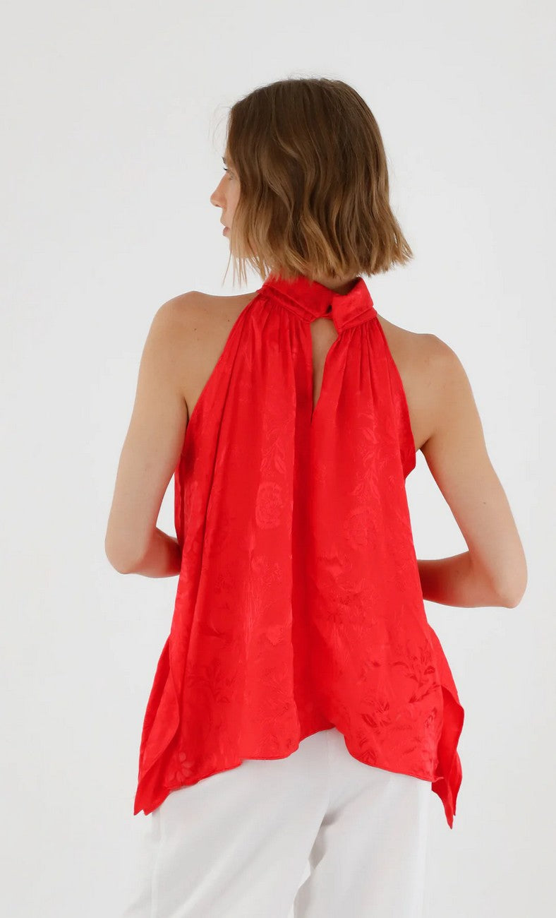 Blusa Merlot Rojo