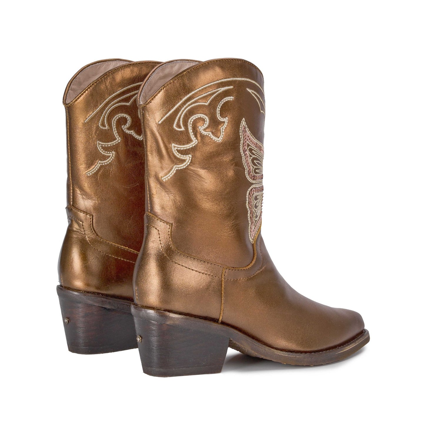 Bota Texana Mariposa Bronce