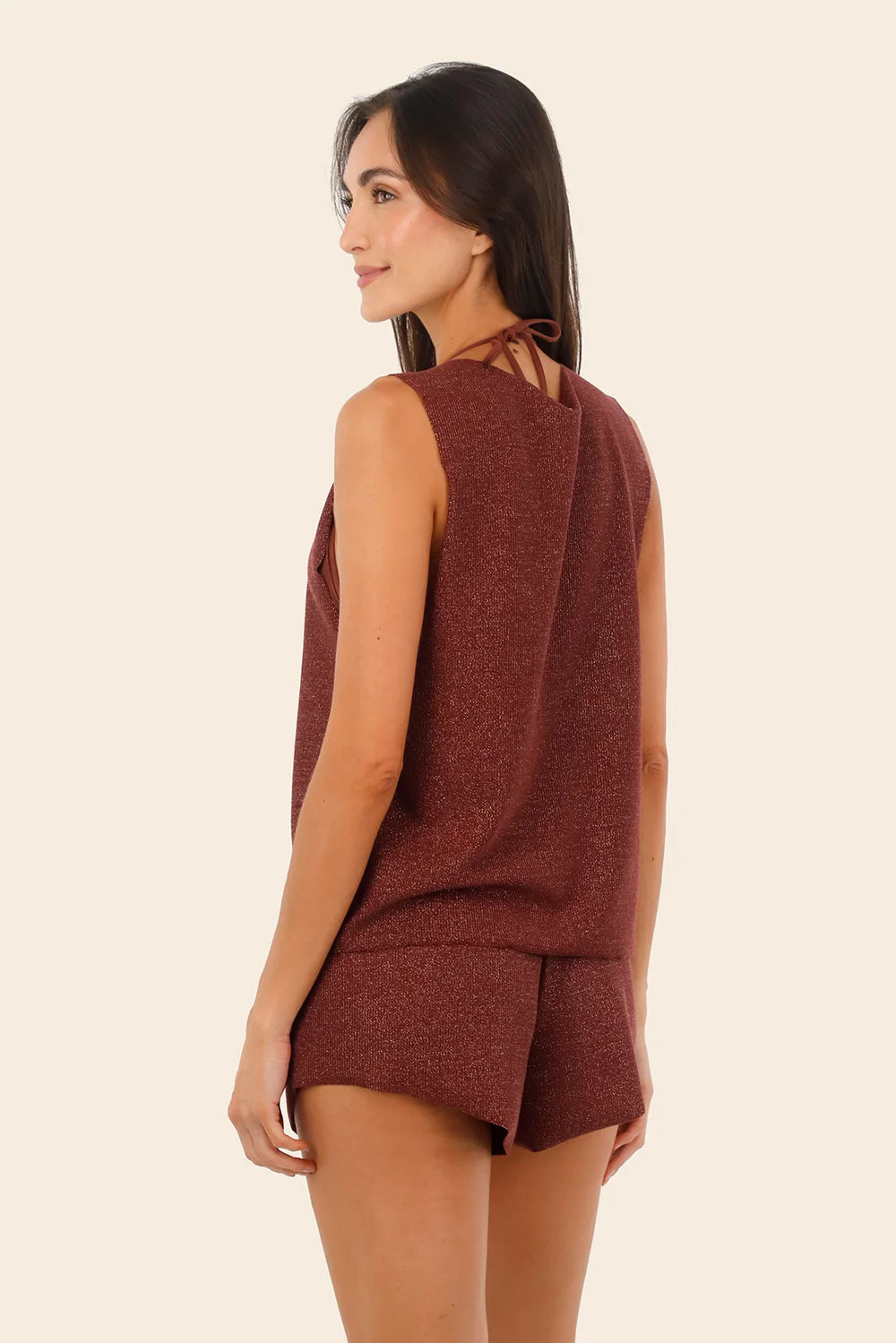 Chaleco Cove Textured Barn Red