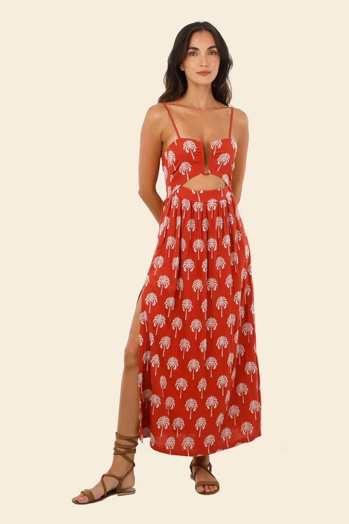 Maxi Vestido Antonia Sunset Palms