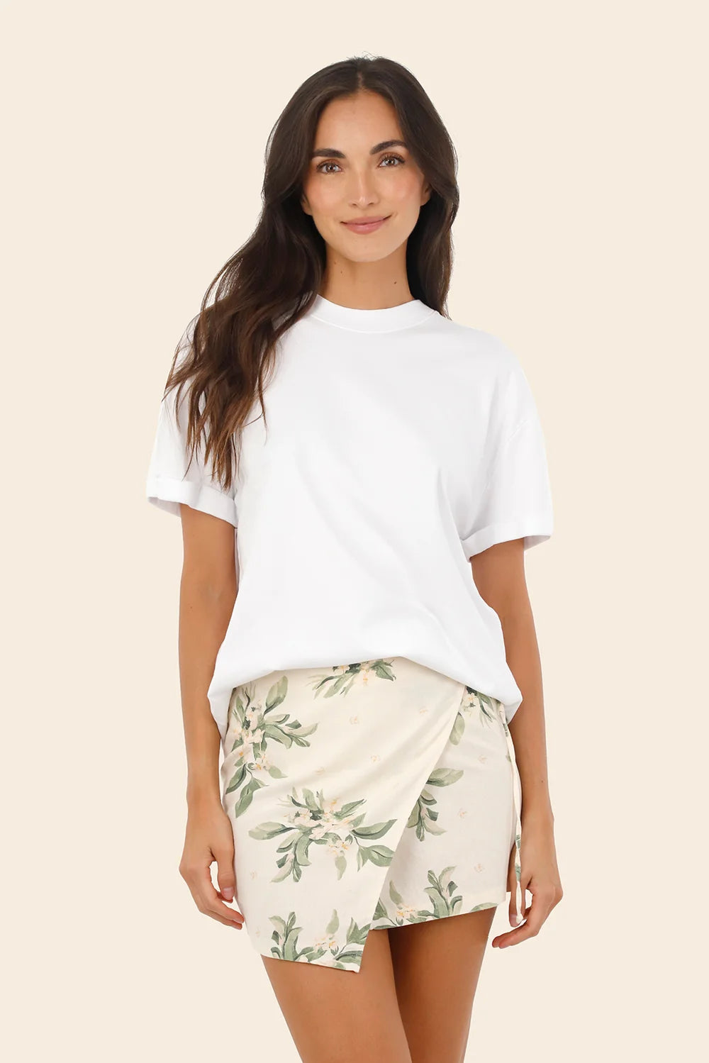 Mini Falda Lala Ivory Bloom