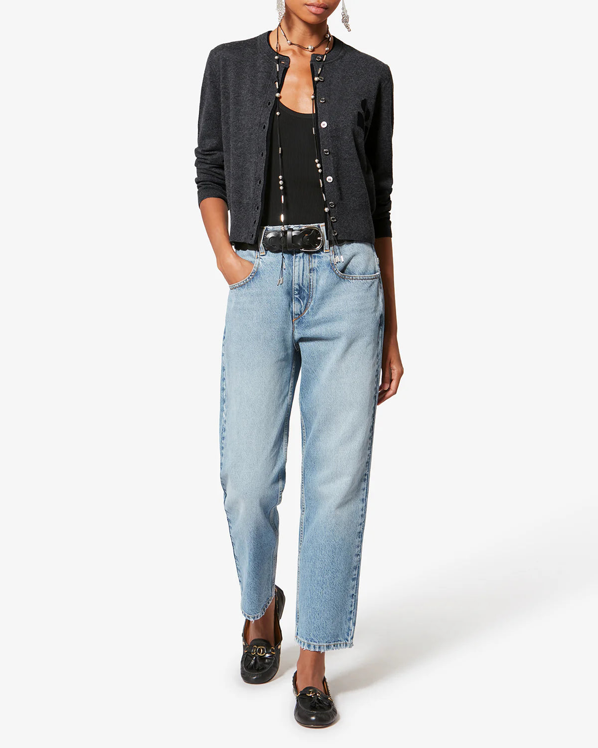 Cardigan Lona ISABEL MARANT CARDIGAN Malva CO