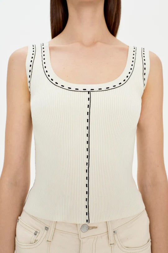 Top Nailah Tank SIMKHAI TOP Malva CO