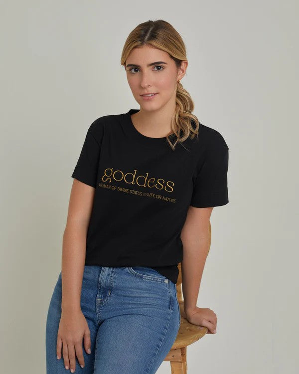 T-Shirt Goddess Black